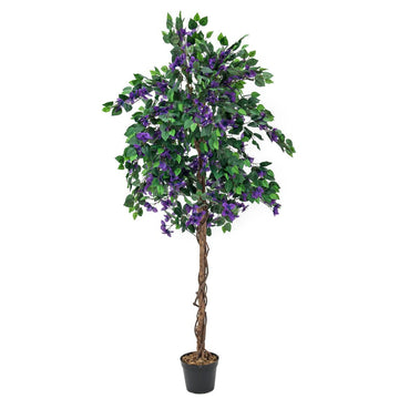Lavendelbaum künstlich 180 cm hoch, detailreich mit violetten Blüten – perfekt für mediterranes Ambiente