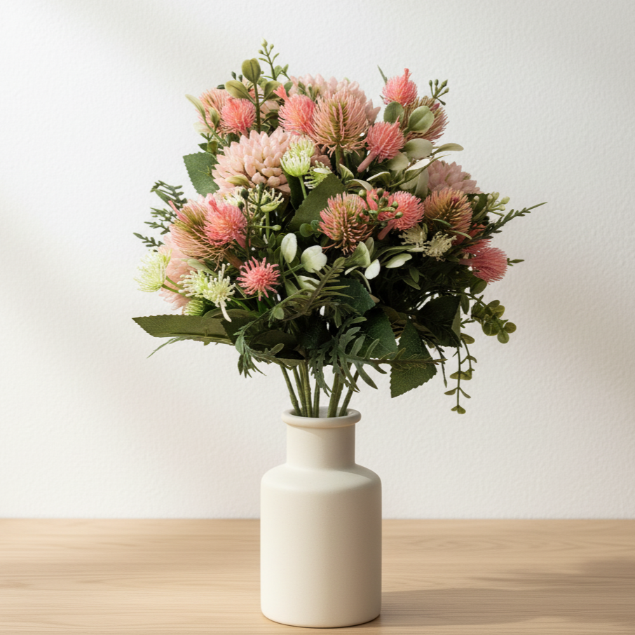 Acantha No. 40 – Künstlicherstrauß Distel · Beiwerk