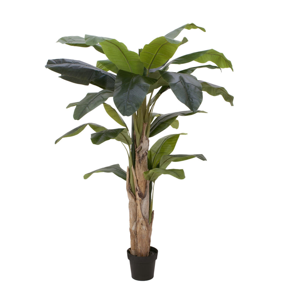Kuenstlicher Bananenbaum 170 cm hoch mit grossen, naturgetreuen Blaettern – ideal fuer Wohn- und Essbereich