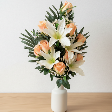 Duetta No. 62 – Künstlicherstrauß Rosen · Lilien