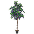 Lavendelbaum künstlich 180 cm hoch, detailreich mit violetten Blüten – perfekt für mediterranes Ambiente