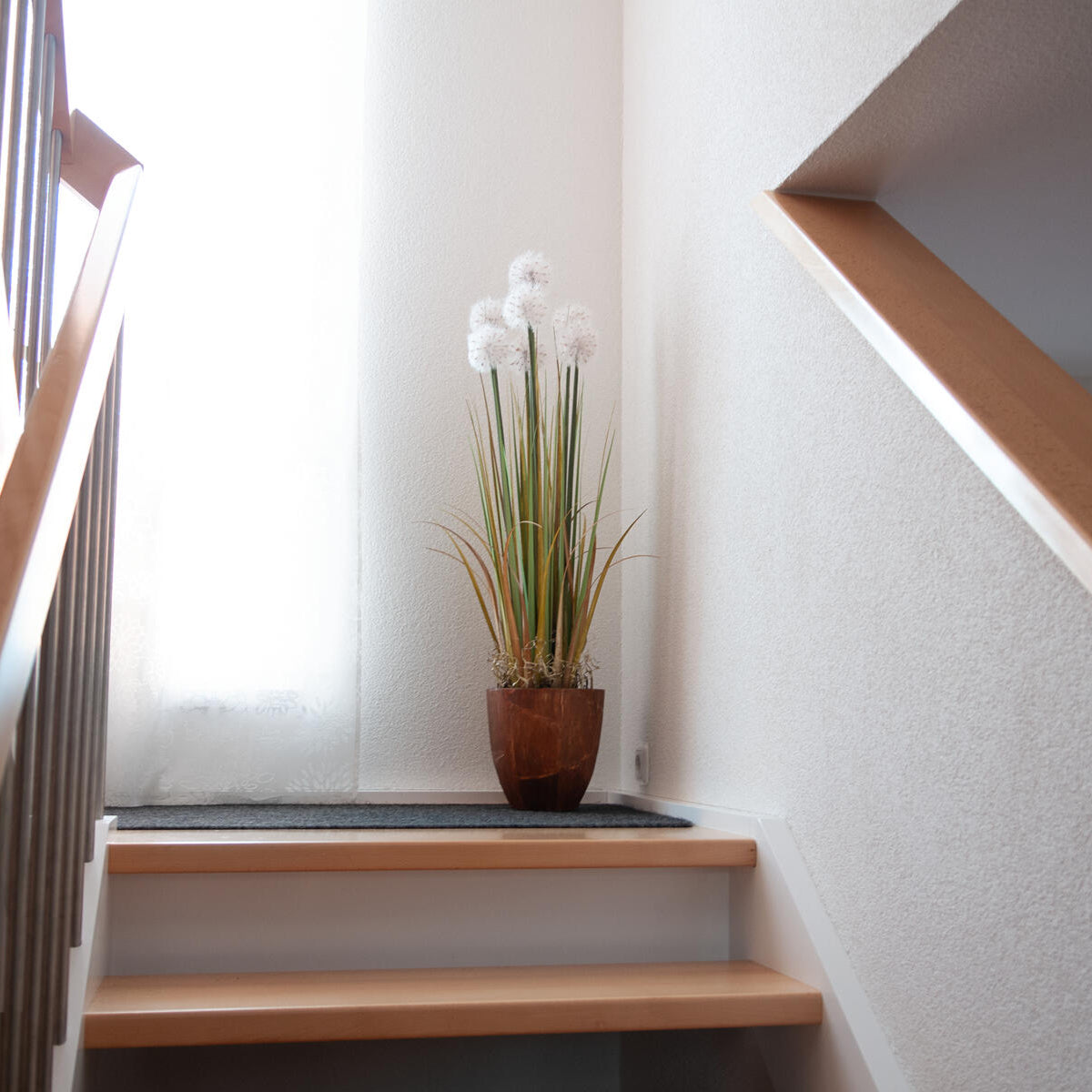 Kunstpflanze Pusteblume 107 cm mit filigranem Samenstand – ideal fuer Boho- oder Skandi-Style